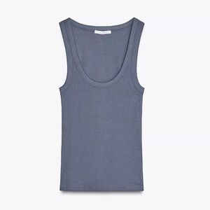 Zara Deep Blue Tank Top